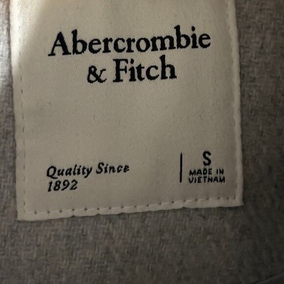 Abercrombie & Fitch Wool-Blend Coat Size Small - Picture 6 of 7